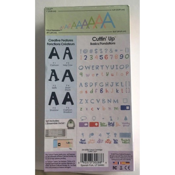 Cricut Cartridge "Cuttin’ Up" - Picture 5 of 6